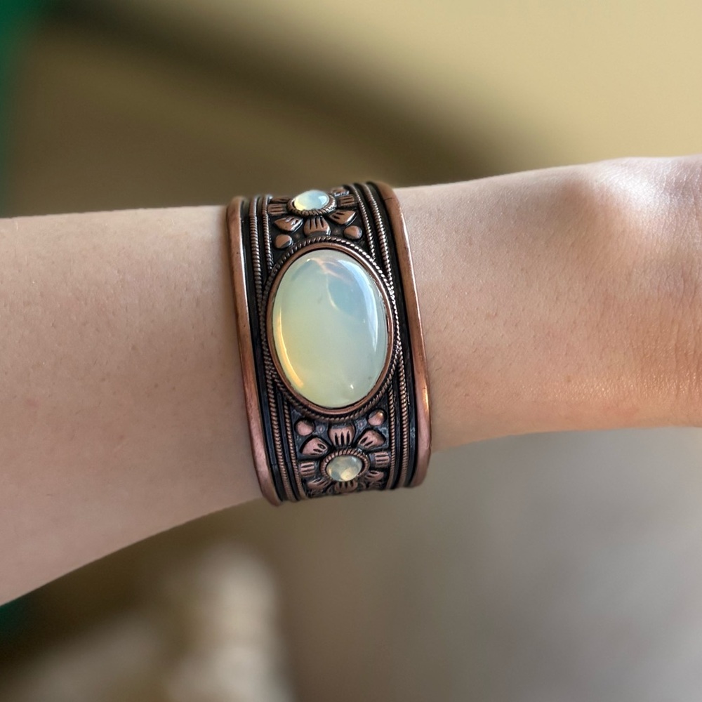 Opalite & Copper Bracelet